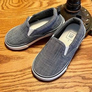 GAP Kids Chambray Slip-on Shoes Toddler Size 7